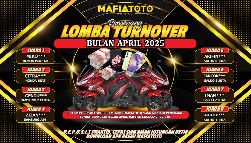 LOMBA TURNOVER BULAN APRIL	